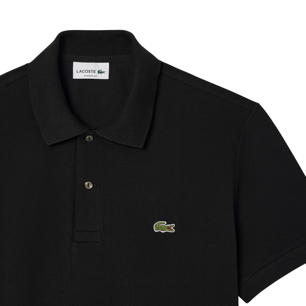 Lacoste polo manica corta 12.12 light in piquè nero PH9851 031 LACOSTE