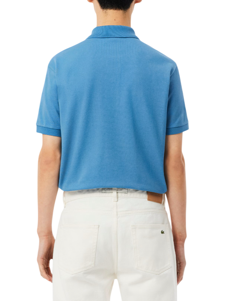 Lacoste polo manica corta 12.12 in piquè blu avio 1212 JBK LACOSTE