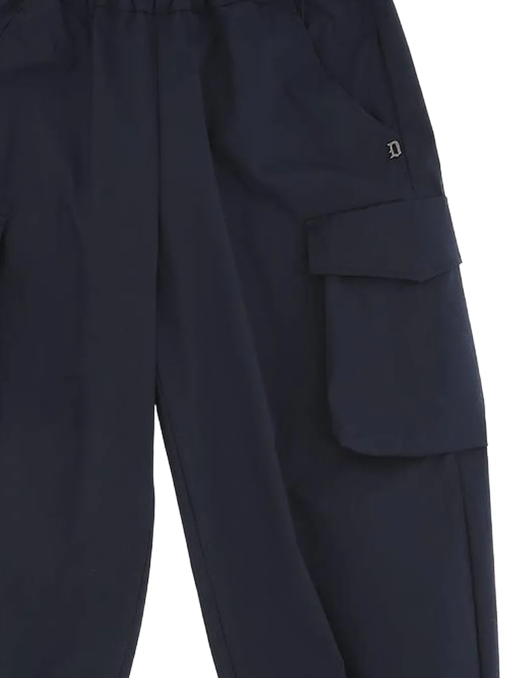 Dondup pantaloni cargo bambino in cotone blu DMPA1850CA032 4005 DONDUP