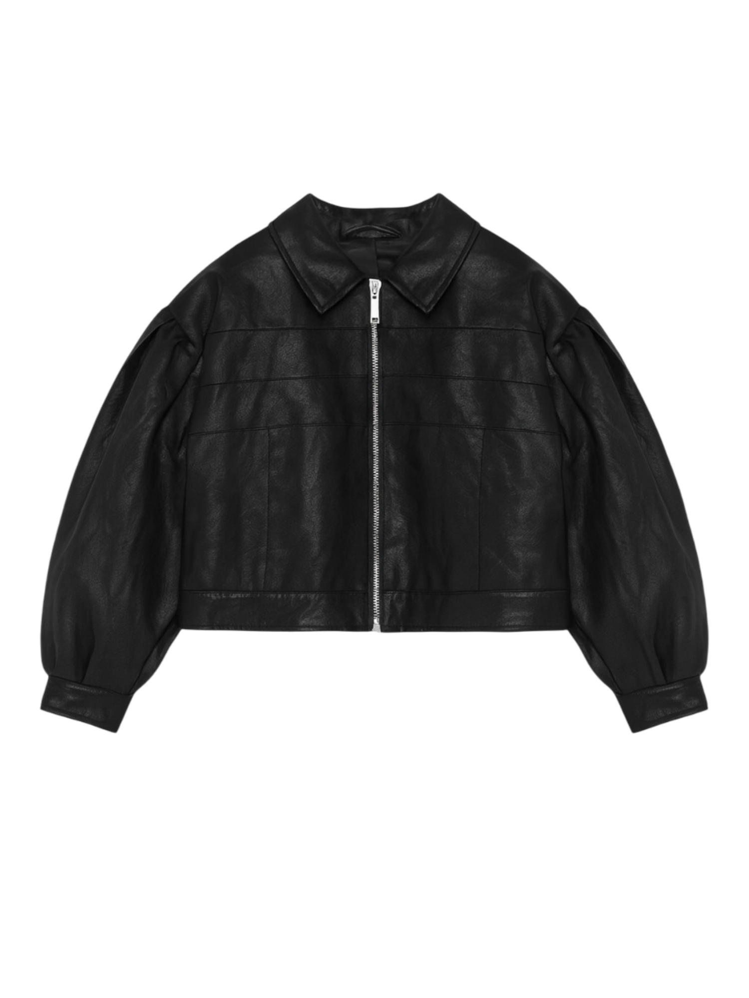 Dondup giubbino imbottito bambina in ecopelle nero DFGB0160PE013 N000 DONDUP