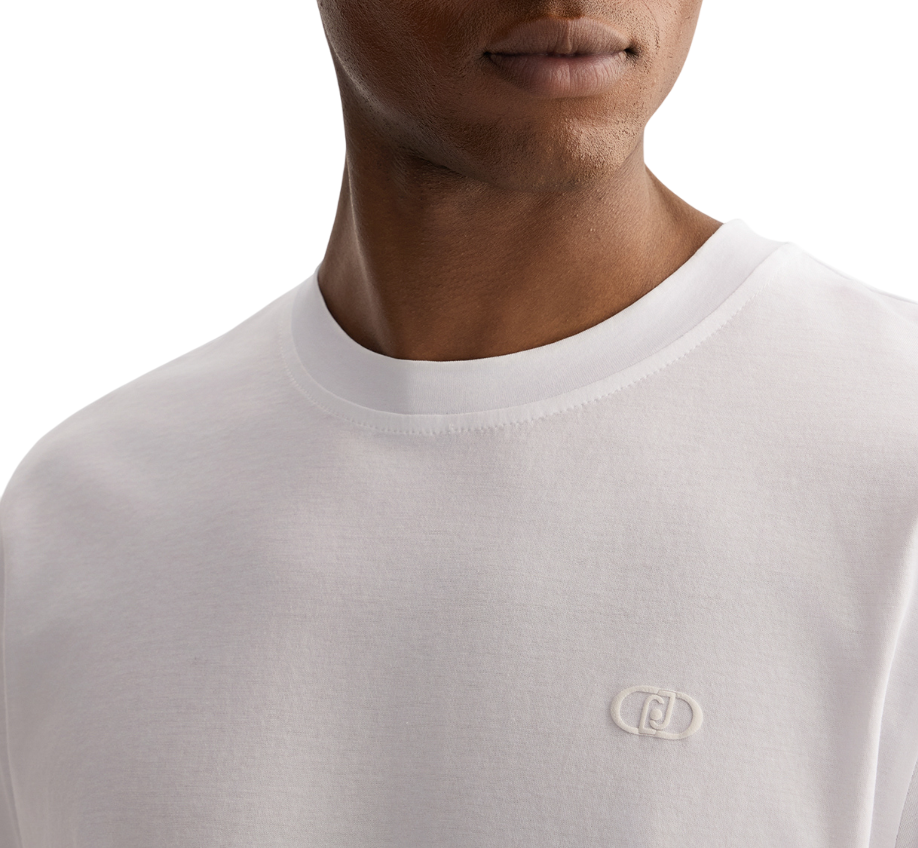 Liu Jo T-shirt manica corta basic con logo bianco QA5125J4799 11001 LIU JO
