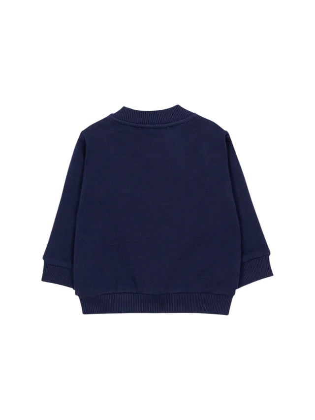 Moschino felpa neonato con stampa orsetti Toy blu MTF060-LCA89 40016 MOSCHINO