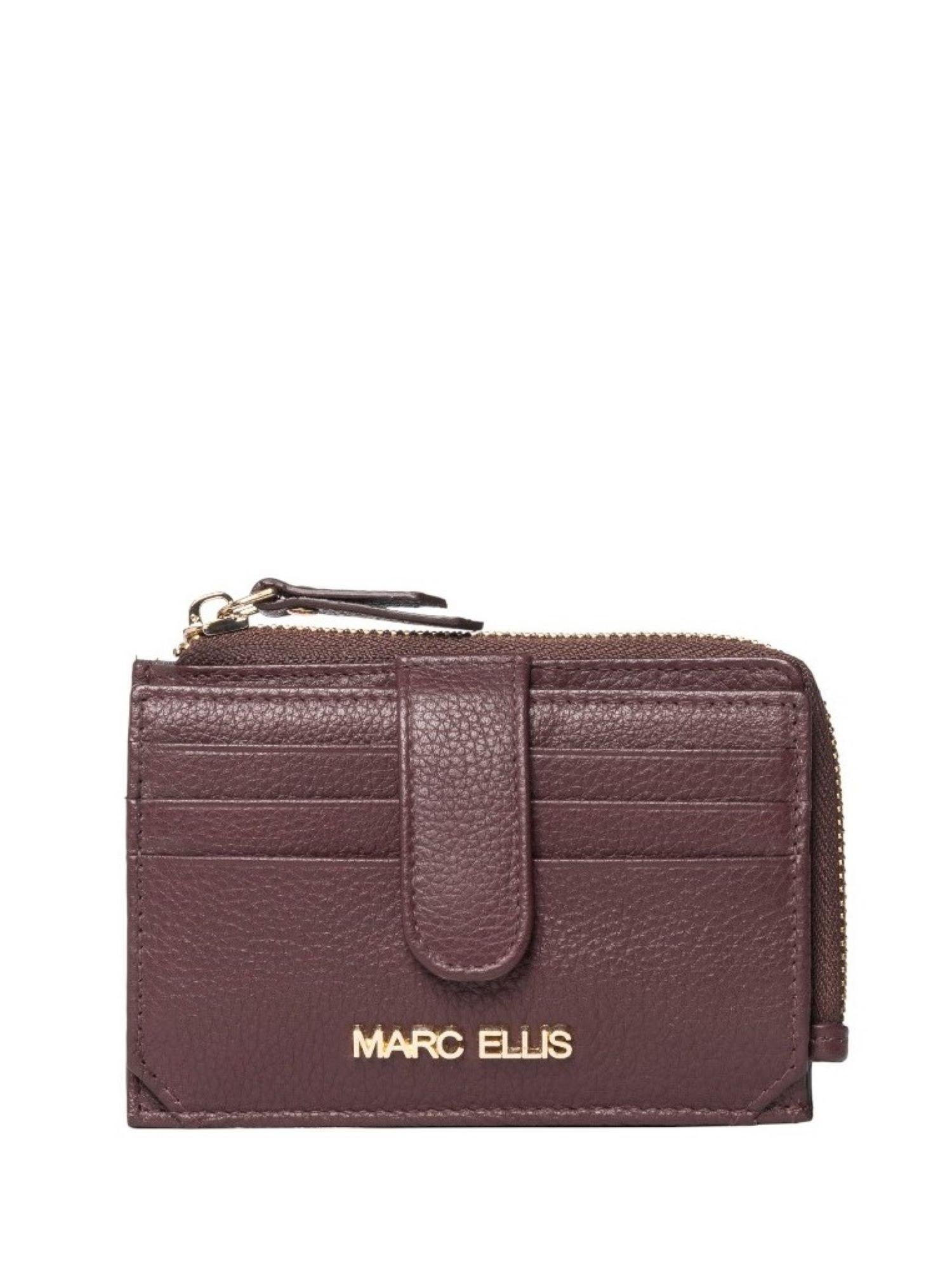 Marc Ellis portafogli Lily Do in ecopelle martellata borgogna LILY DO BURGUNDY MARC ELLIS