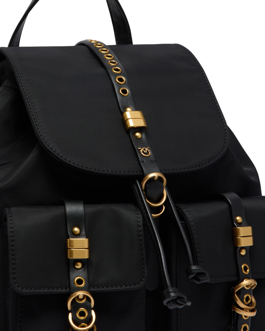 Pinko zaino Backpack Classic in nylon con tasche nero 106051-A358 Z99Q PINKO