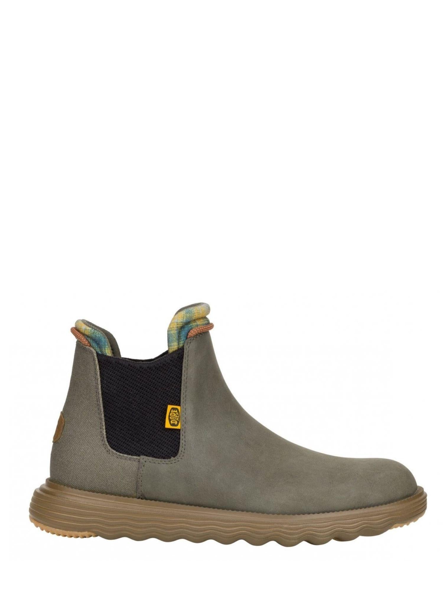 Hey Dude stivaletti Branson Classic in ecopelle idrorepellente verde oliva 42065 3N0 HEY DUDE
