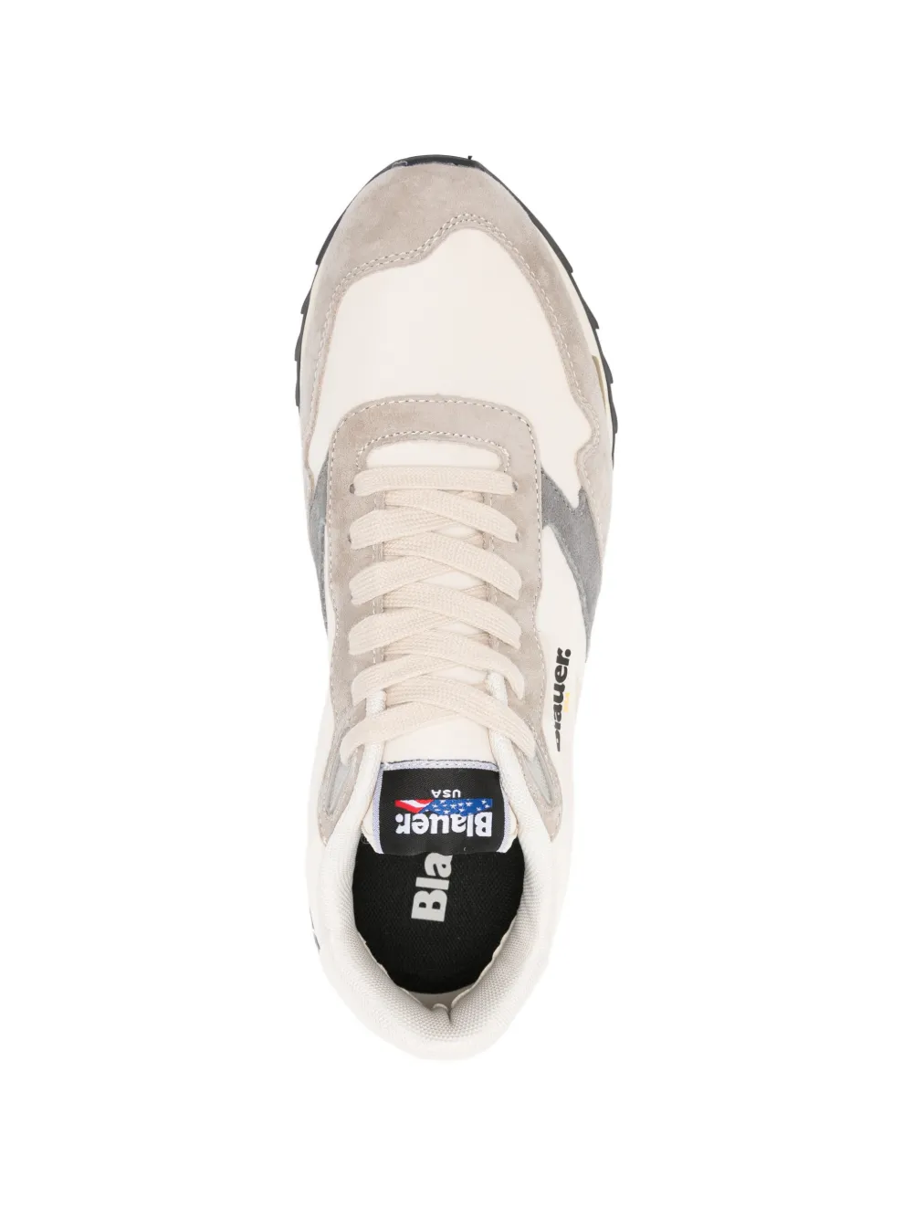 Blauer sneakers Ryder in suede e tessuto beige grigio S6RYDER01-NYS CRE-GRY BLAUER