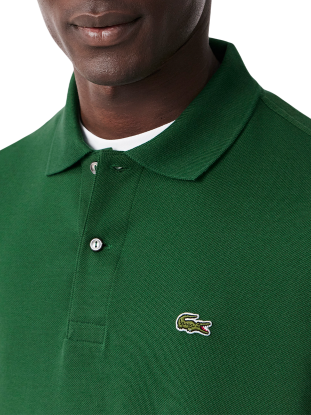 Lacoste polo manica corta 12.12 in piquè verde scuro 1212 132 LACOSTE