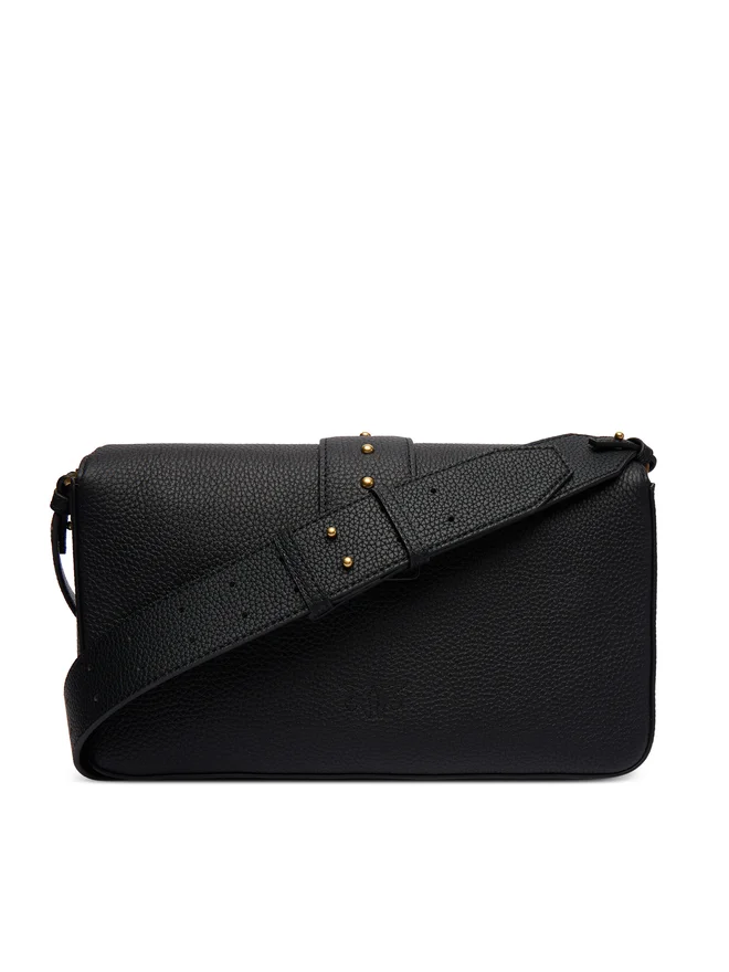 Pinko borsa Love Bag One Classic Slouchy nero oro 104524-A0QO Z99Q PINKO