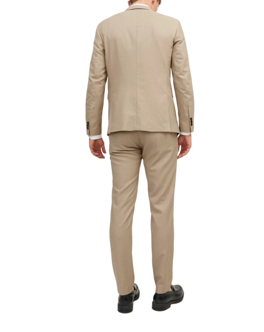 Jack&Jones giacca blazer Solaris super slim beige 12141107 PURE CASHMERE JACK&JONES