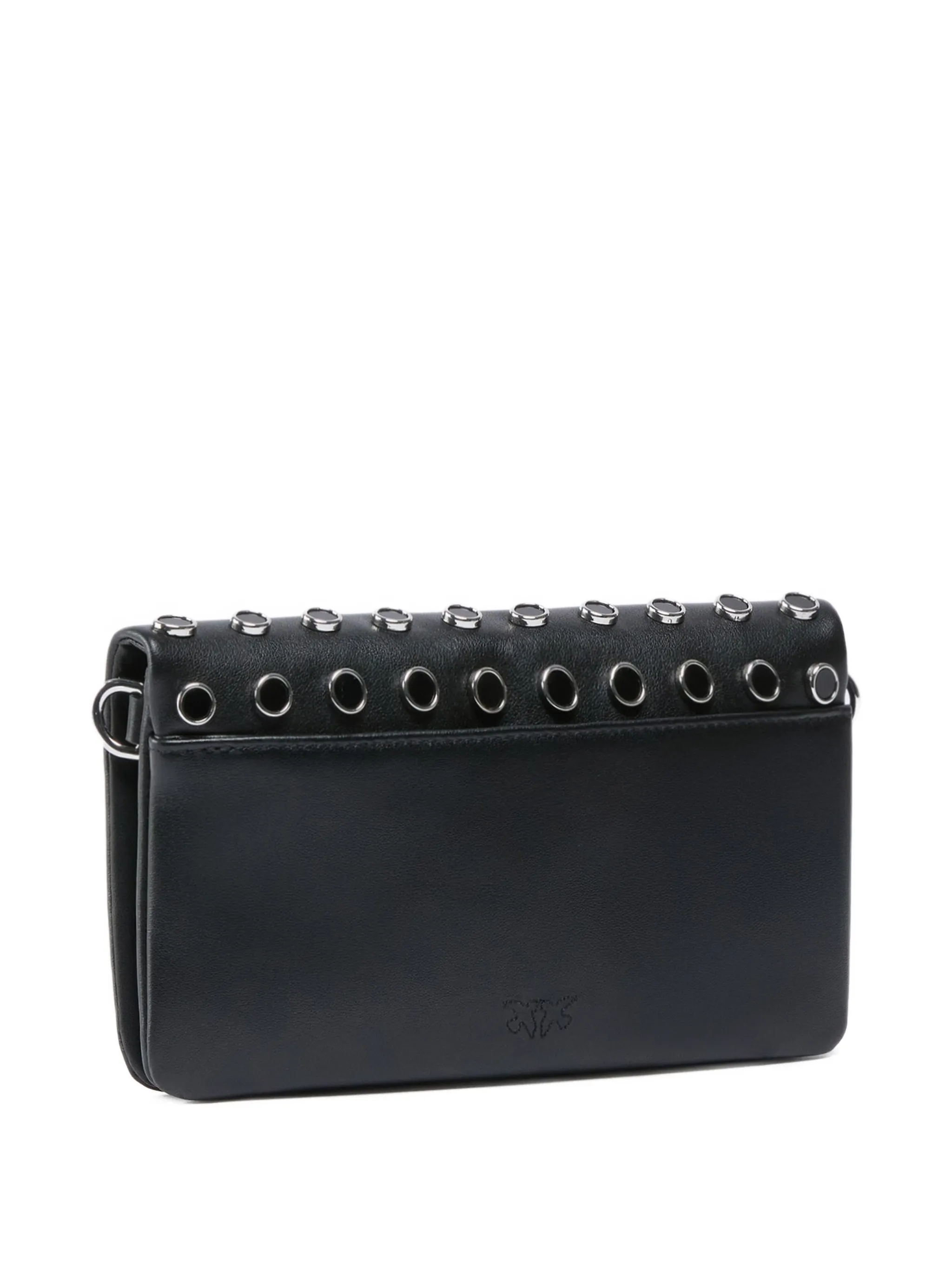 Pinko borsa Click Soft Horizontal mini con borchie nero 106023-A39U Z99N PINKO