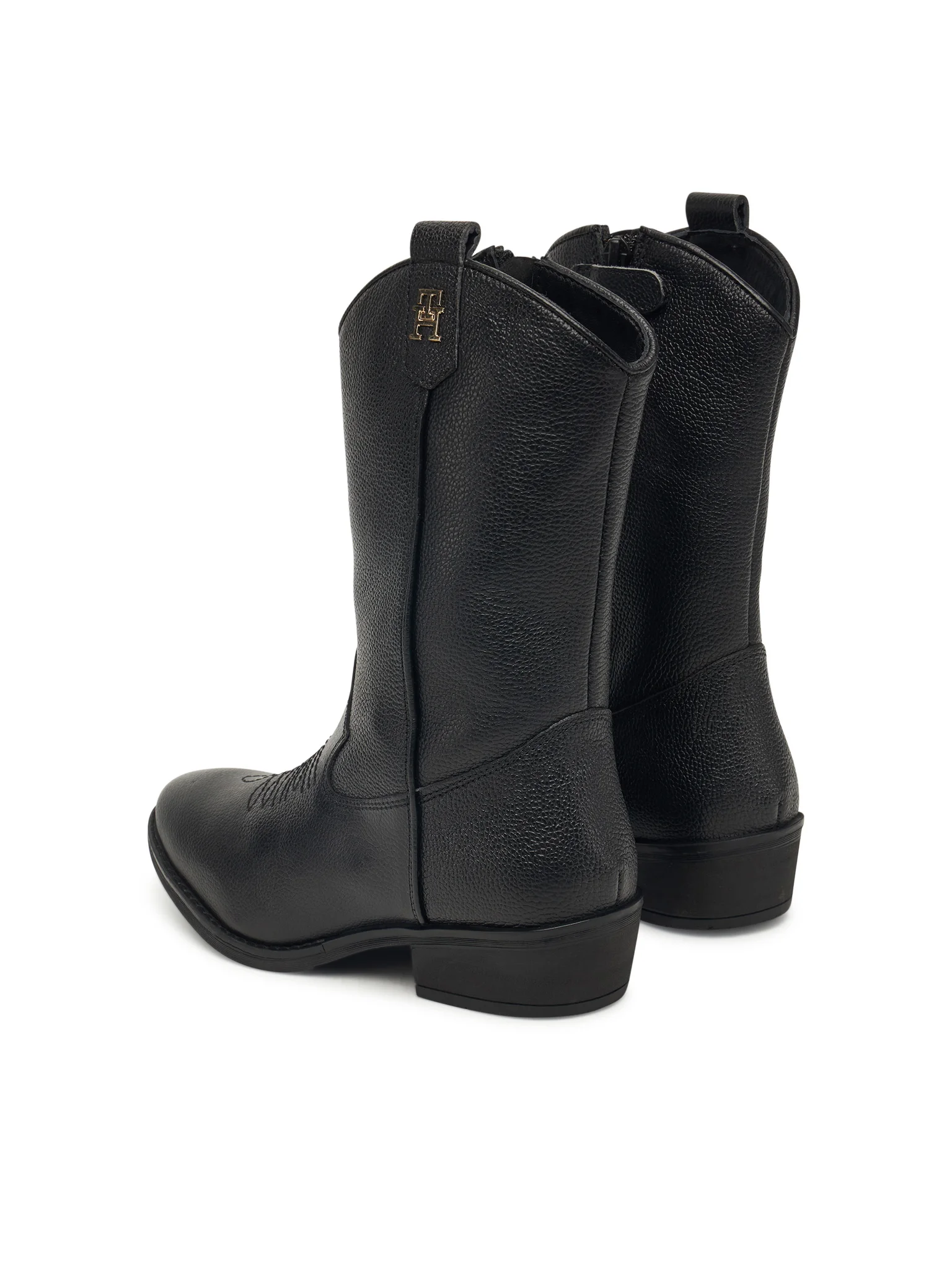 Tommy Hilfiger stivali camperos bambina in ecopelle nero T3A6-34040-0036 999 Tommy Hilfiger