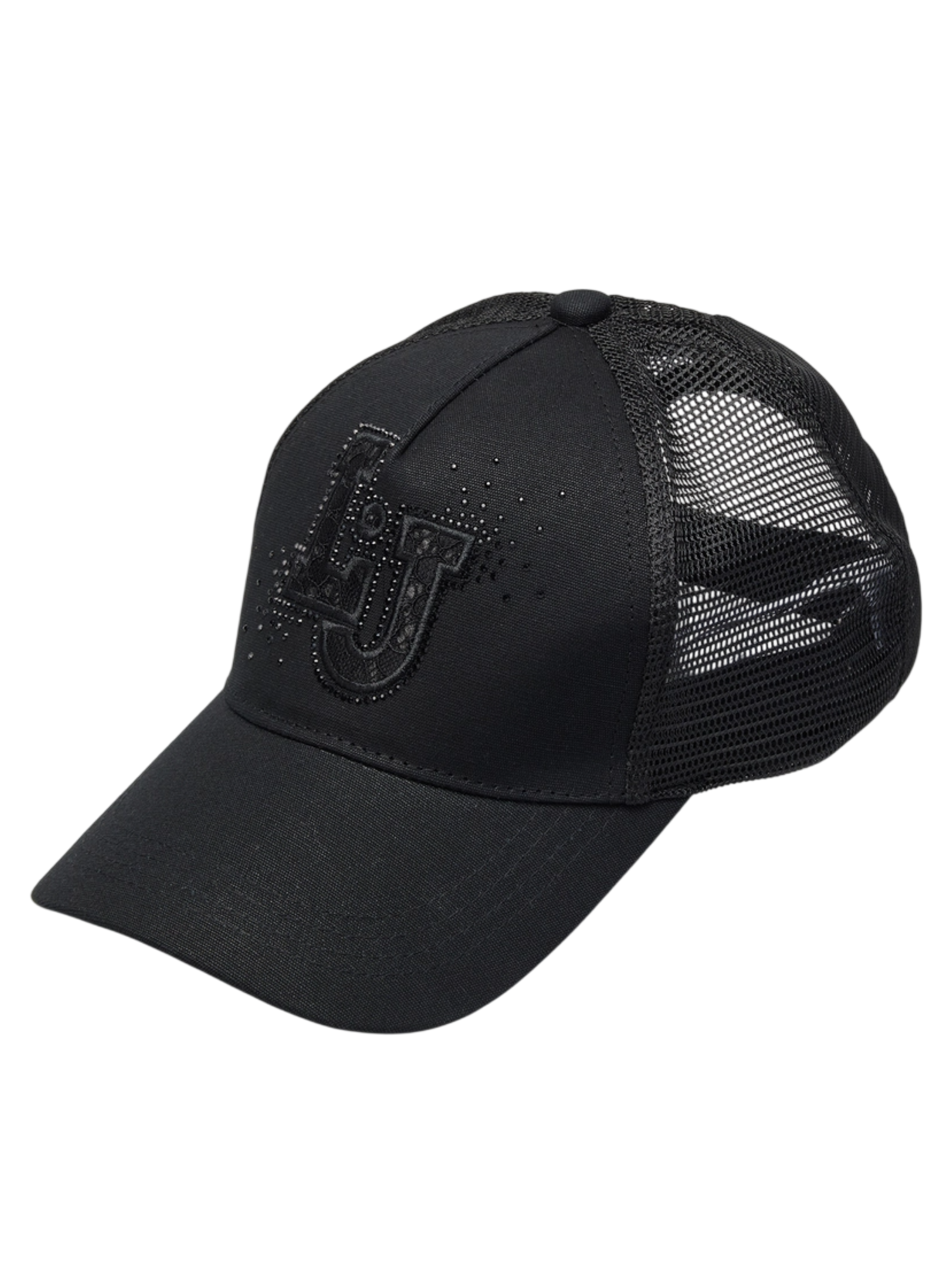 Liu Jo cappello con visiera logo strass nero TA6276T2176 S9149 LIU JO