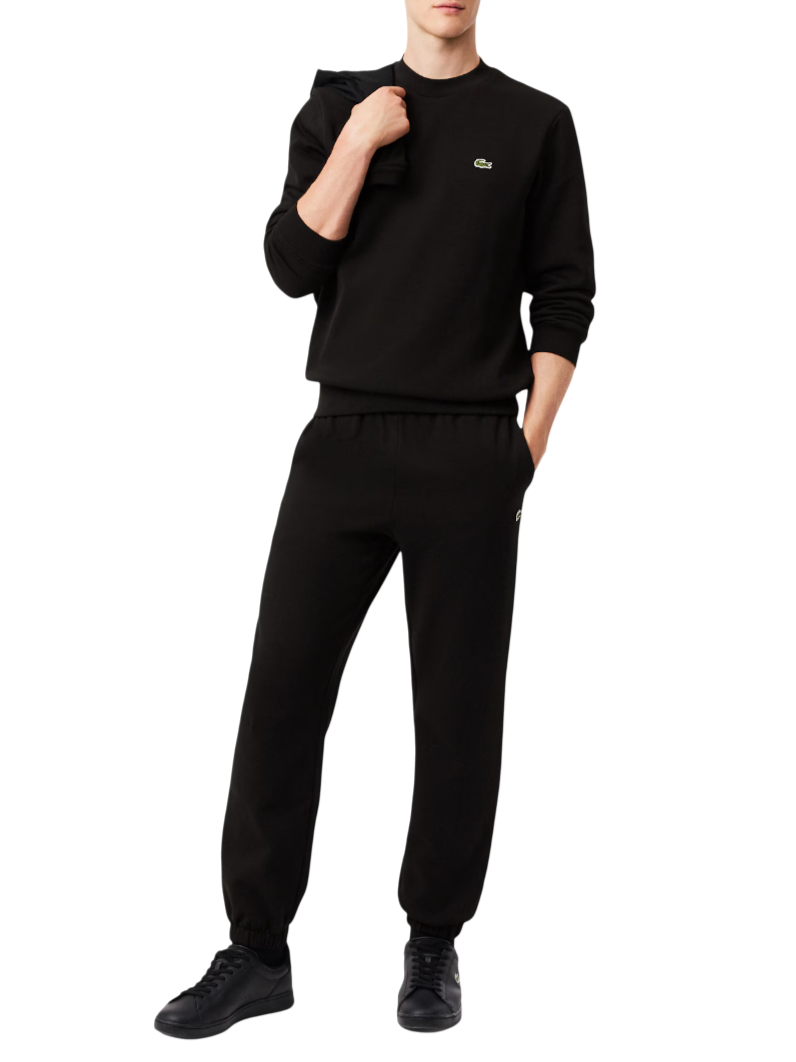 Lacoste pantaloni joggers uomo nero XH9610 031 LACOSTE