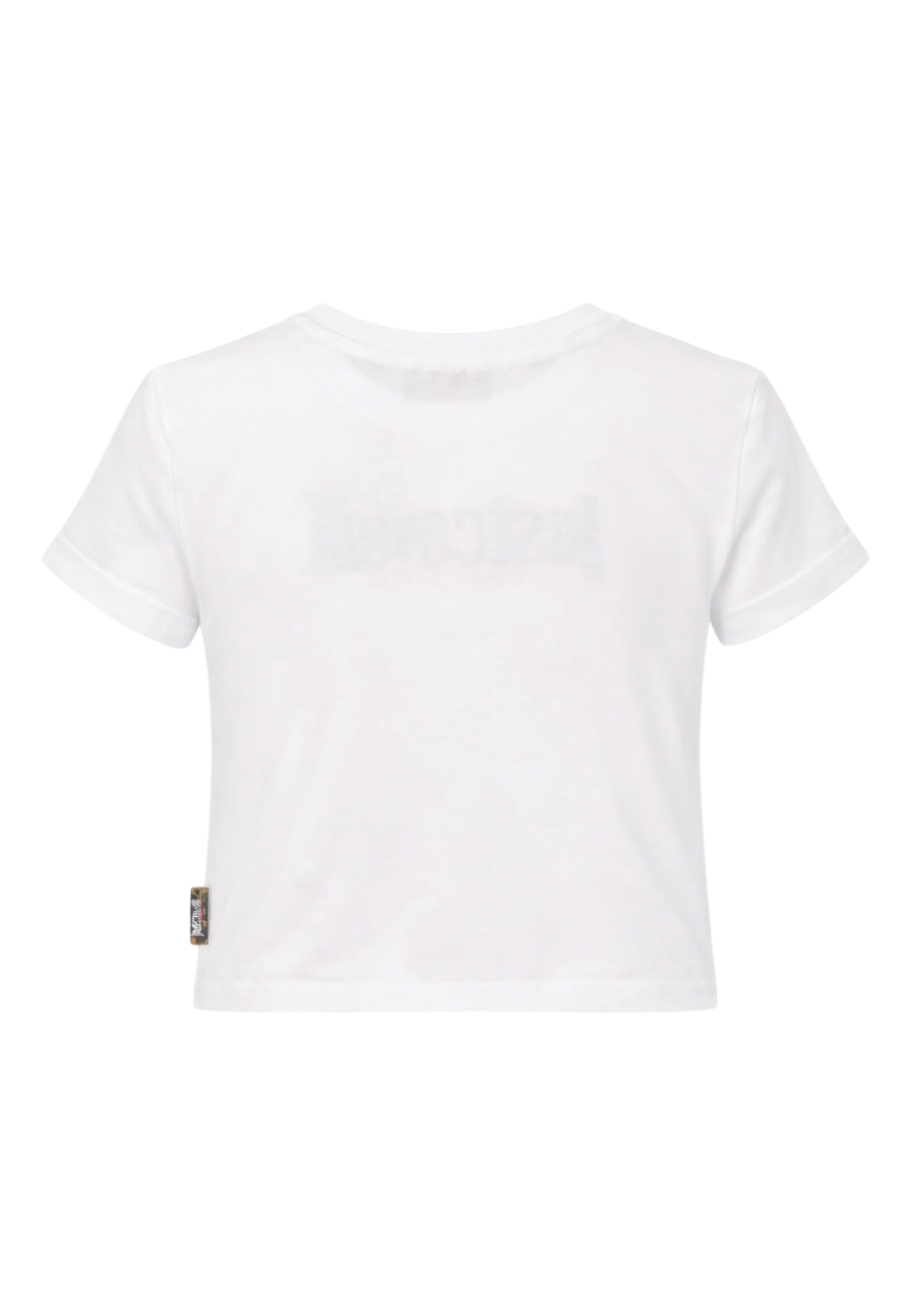 Just Cavalli T-shirt bambina manica corta con logo bianco JGP26041TS WHITE JUST CAVALLI