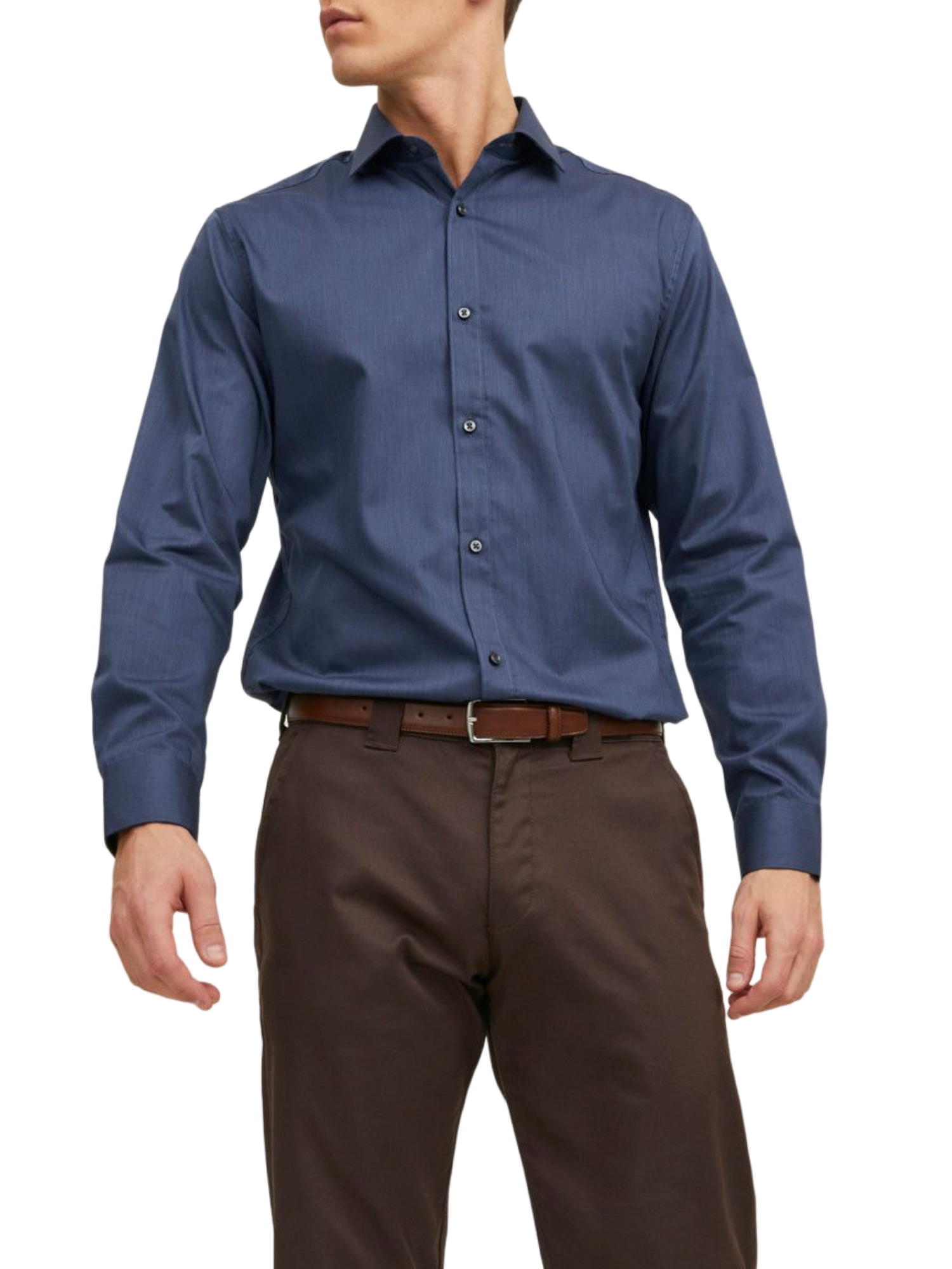 PREMIUM BY JACK&JONES Camicia Uomo BLU 12178125 NAVY BLAZER PREMIUM BY JACK&JONES