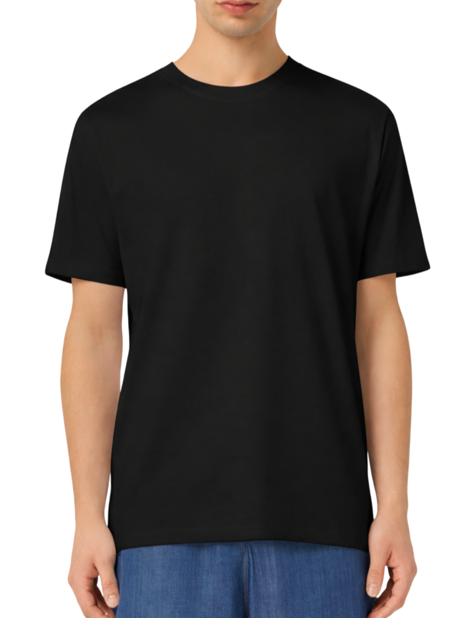 Disclaimer T-shirt uomo in jersey con logo posteriore nero 55492 NERO DISCLAIMER