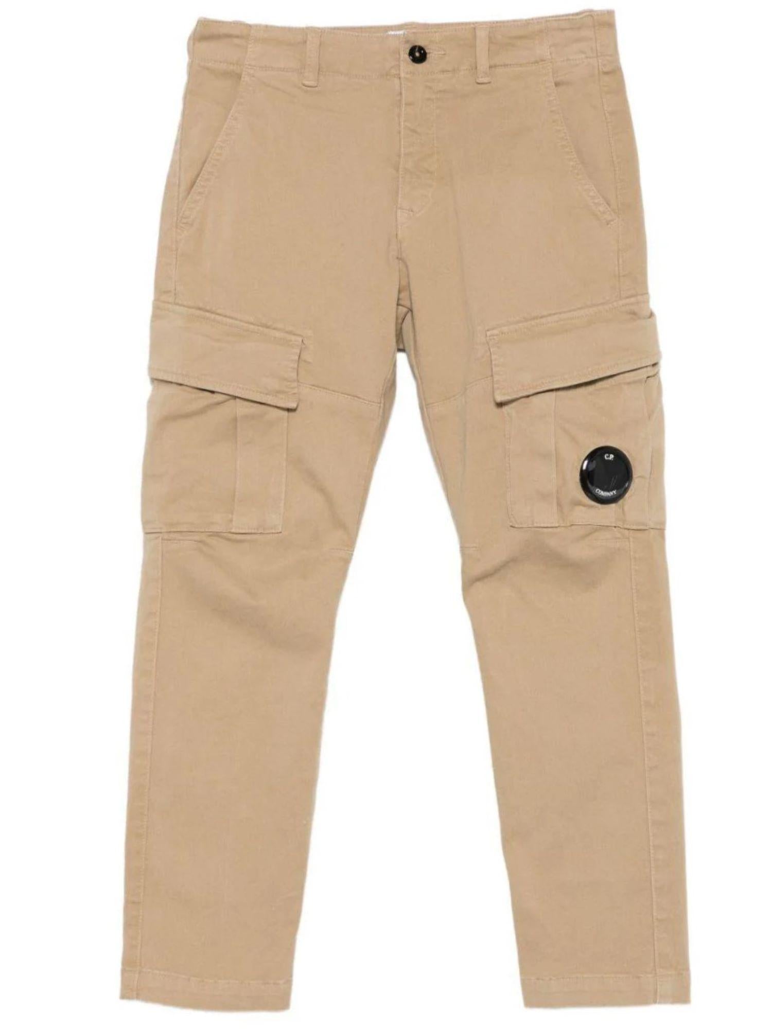C.P. Company pantaloni cargo bambino beige scuro COP004-LRC06 20273 C.P. COMPANY U16
