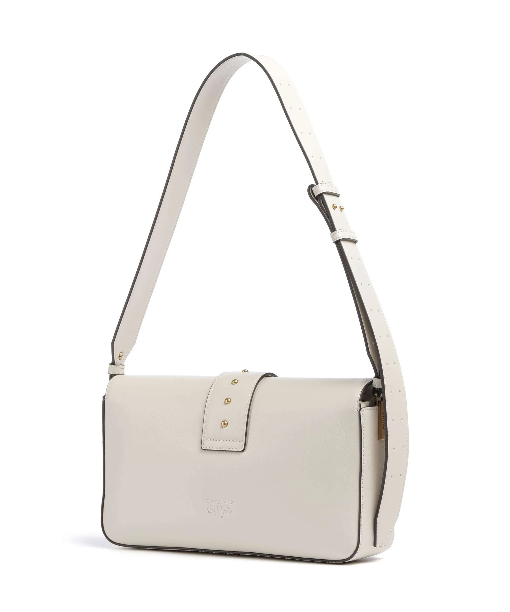 Pinko borsa Love Bag One Classic Slouchy panna oro 104524-A0QO Z14Q PINKO