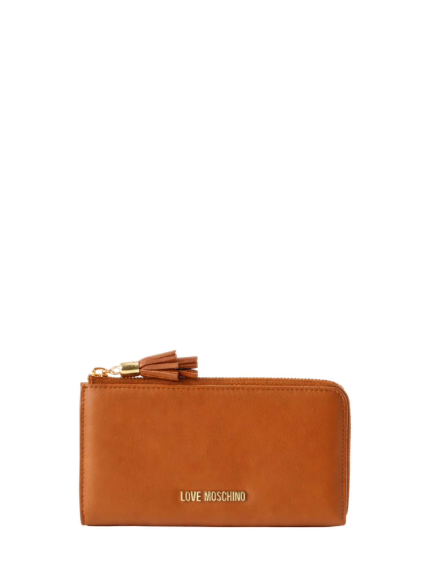 Love Moschino portafogli in ecopelle con nappina color cuoio JC5690PP1O-KD0 200 MOSCHINO LOVE