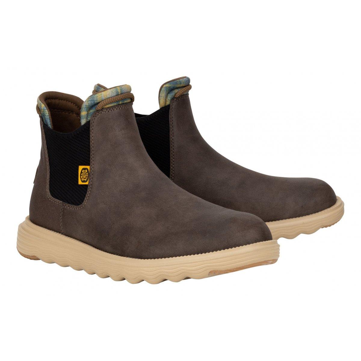 Hey Dude stivaletti Branson Classic in ecopelle idrorepellente marrone 42065 2Z4 HEY DUDE