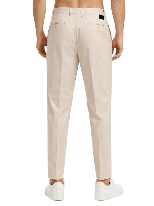 John Richmond pantaloni uomo con pinces beige UMP26015PA SANDSHELL John RICHMOND