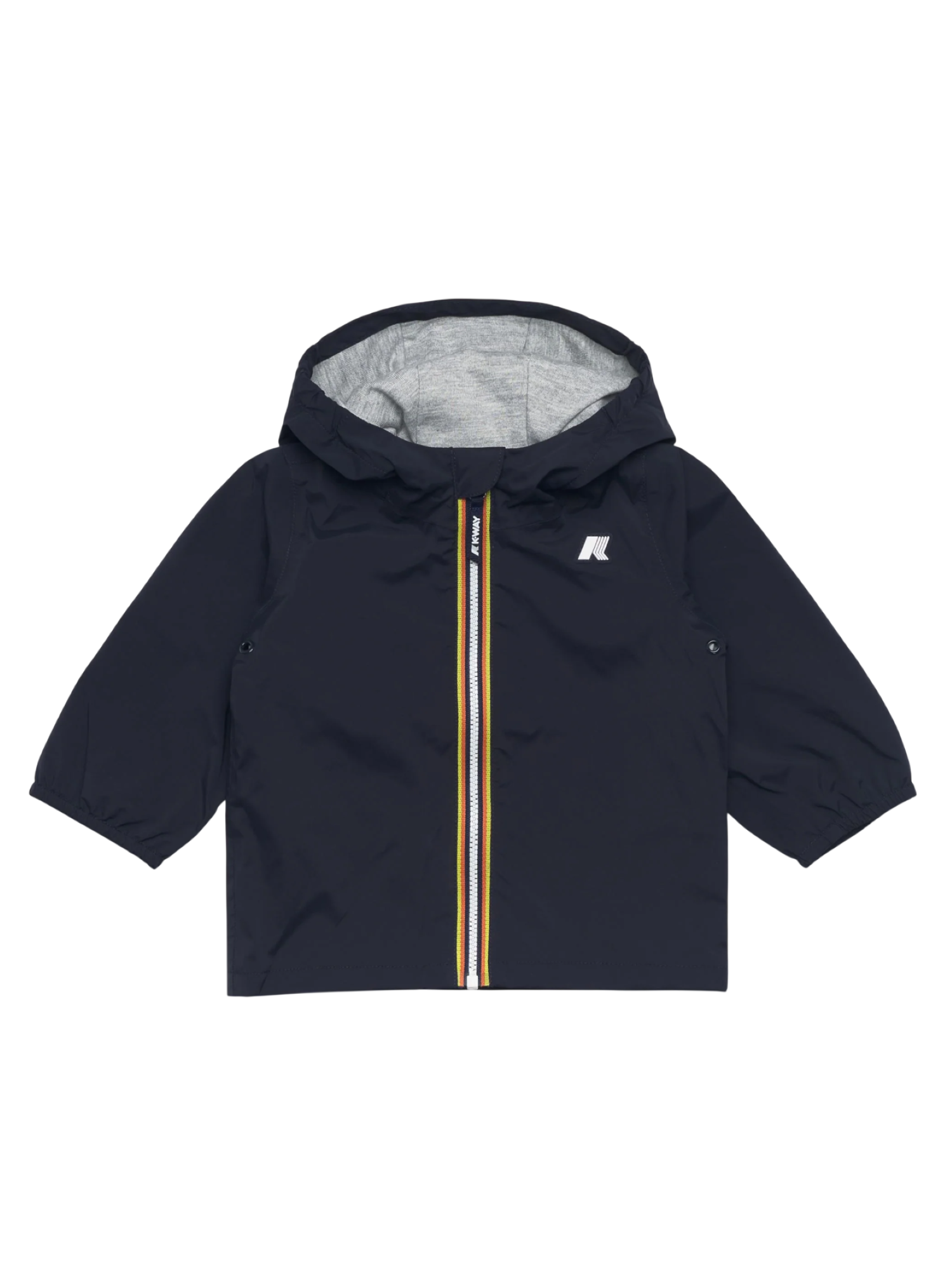 K-Way giubbino antivento neonato con cappuccio blu K4136IW K89 K-WAY