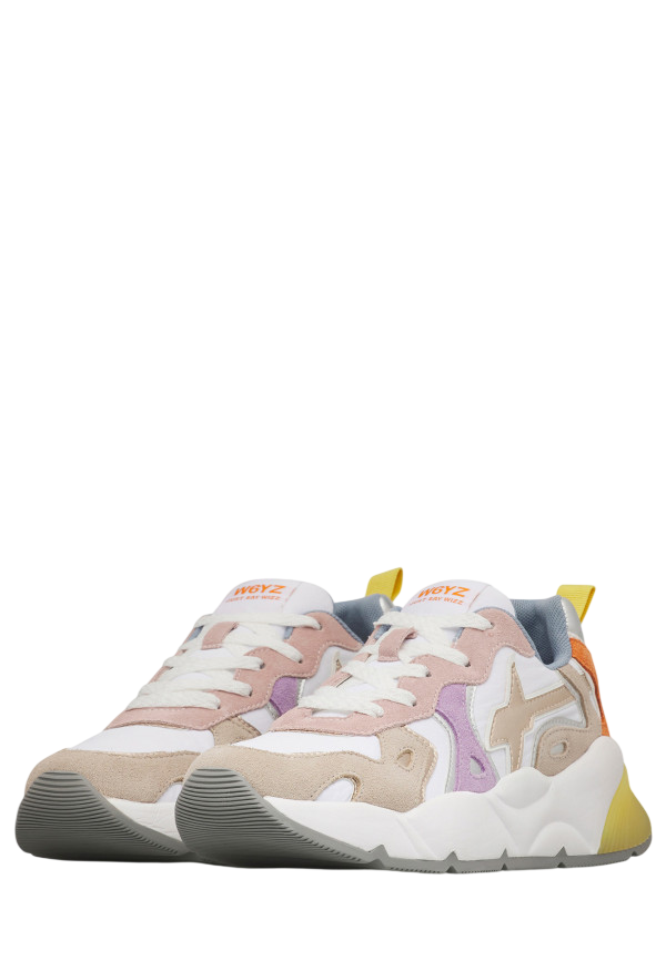 W6yz sneakers donna Sarah in suede e tessuto multicolor 201829403 1E11 W6YZ
