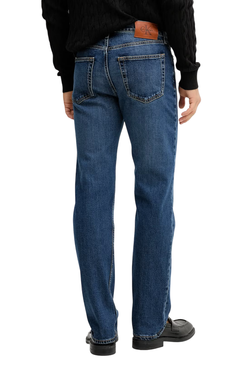 Calvin Klein Jeans jeans gamba dritta uomo lavaggio blu LV04LB782G PTR Calvin Klein Jeans