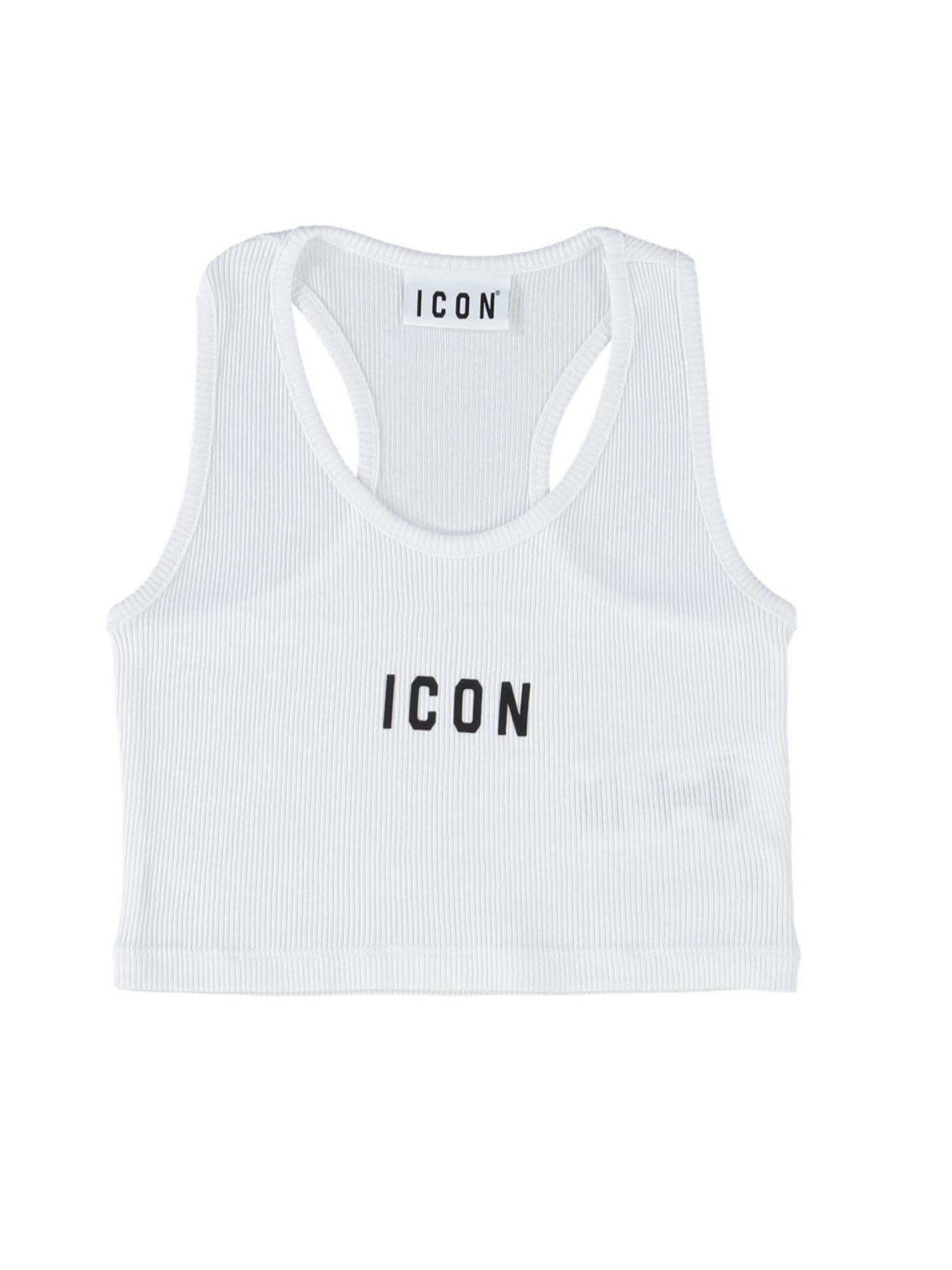 Icon top crop bambina con logo bianco IGTP001241 1000 ICON