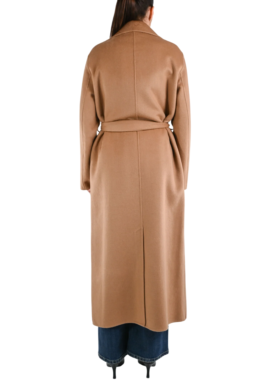Vicolo cappotto lungo a vestaglia misto lana color cammello TF0058 CAMMELLO VICOLO