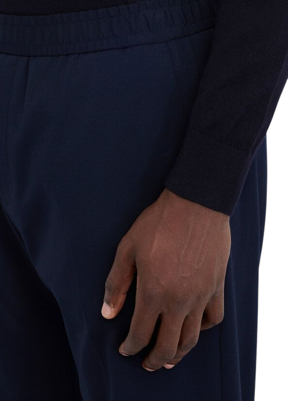 Liu Jo pantaloni joggers uomo con coulisse blu QXX081J4776 94013 LIU JO