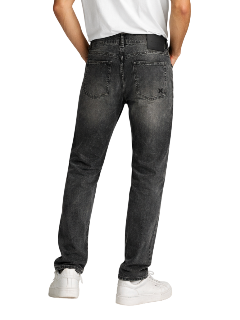 John Richmond jeans uomo Grikio effetto used lavaggio nero UMP26372JE DENIM BLACK John RICHMOND
