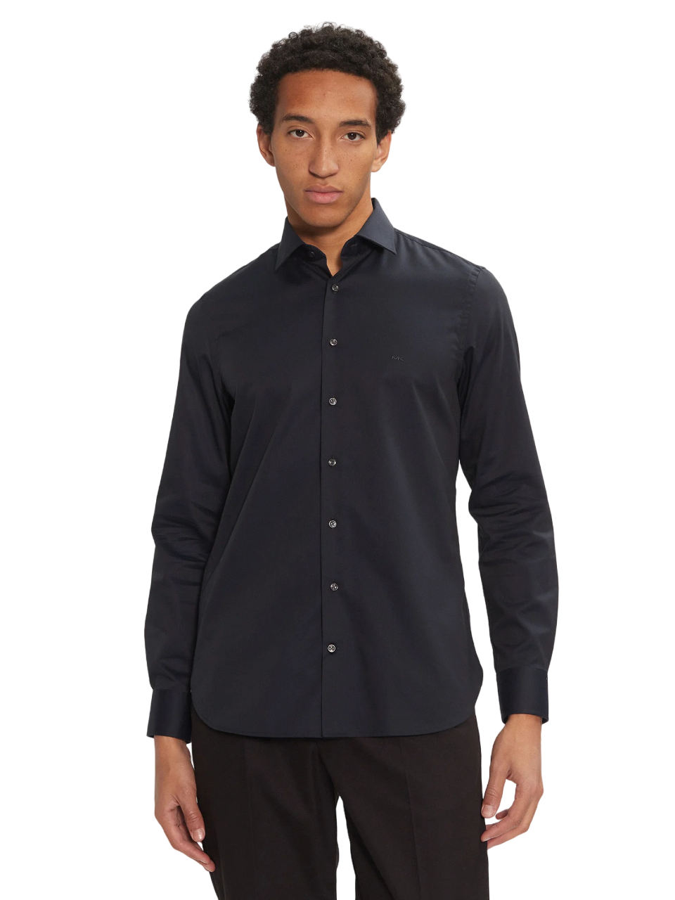 Michael Kors camicia manica lunga slim fit blu MK0DS01352 M420 MICHAEL KORS