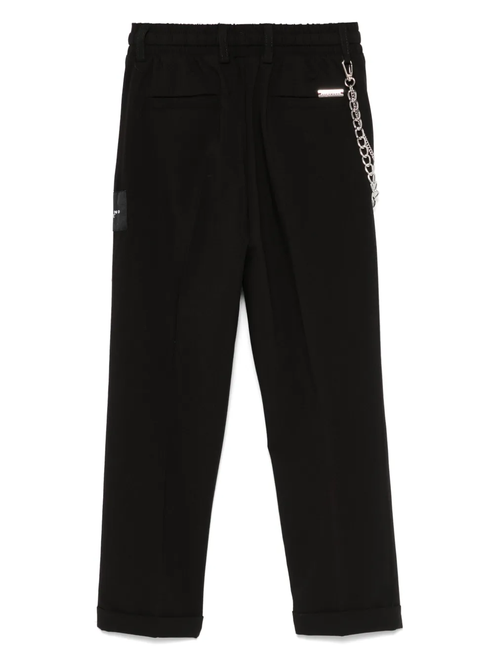 John Richmond pantaloni Baum con catenella nero RBP25227PA BLACK John RICHMOND