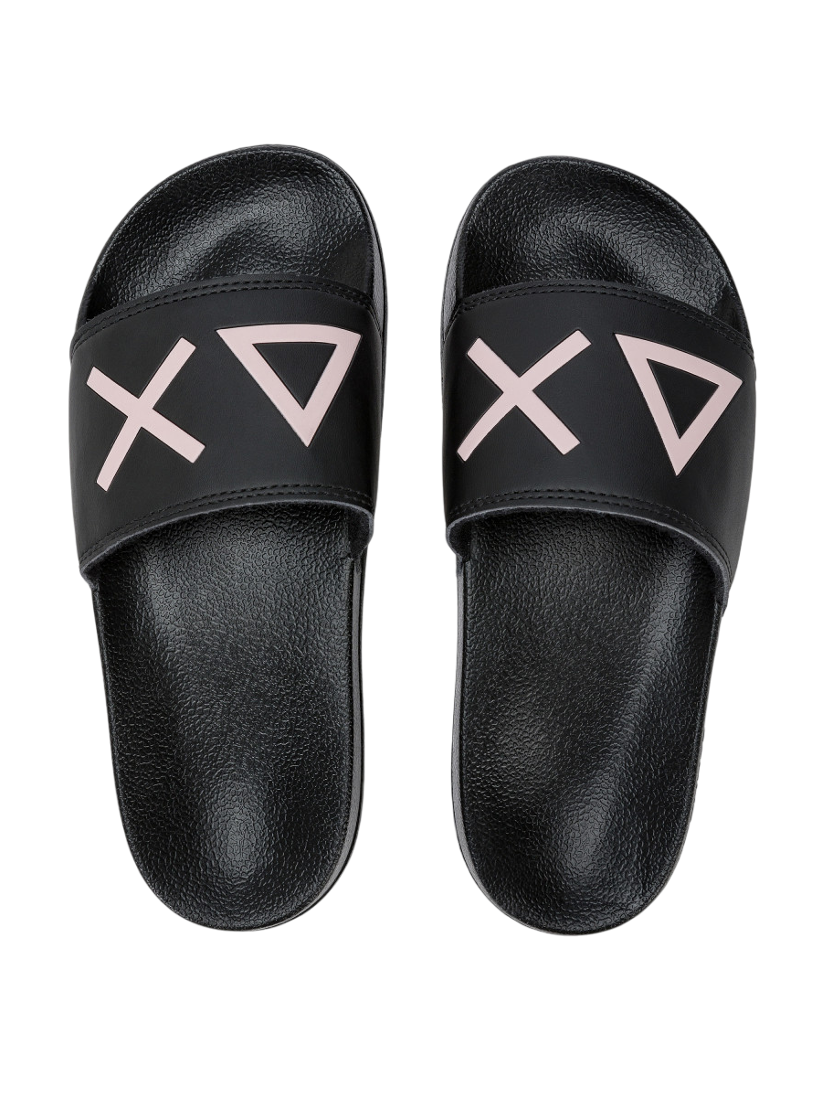 Sun68 ciabatte slippers con logo nero rosa X35204 NERO SUN68