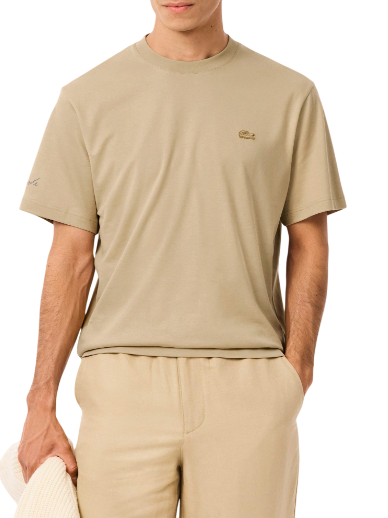 Lacoste T-shirt manica corta uomo beige TH5931 02S LACOSTE