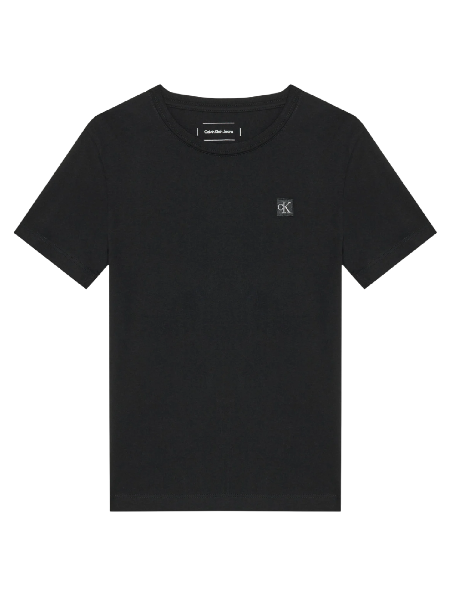 Calvin Klein Jeans T-shirt bambino manica corta nero IU0IU00543 BEH Calvin Klein Jeans