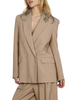 Relish giacca doppiopetto Zelinda beige