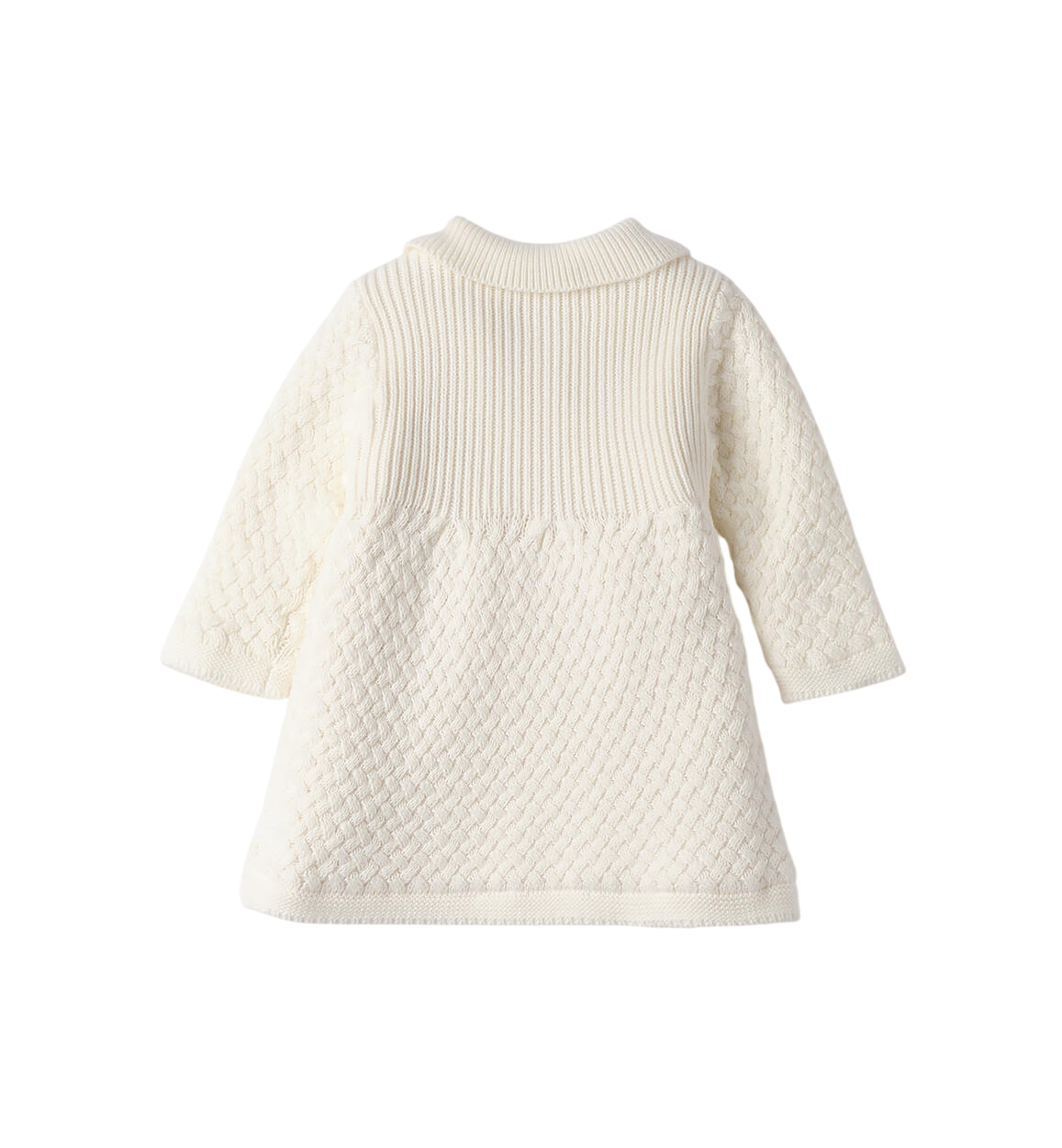 iDo cappotto neonata in maglia panna 4F132 0112 iDO