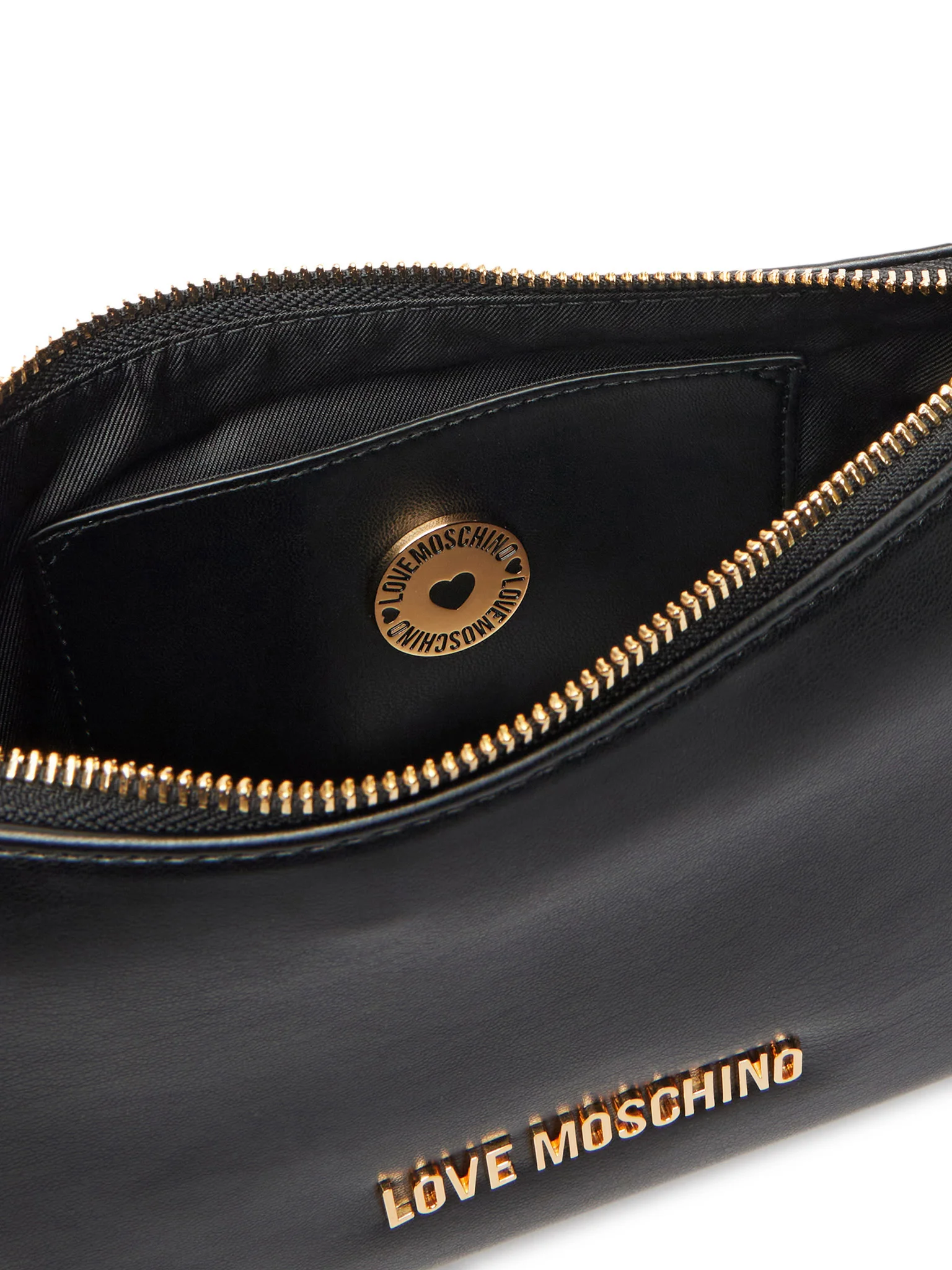 Love Moschino borsa in ecopelle con manico gioiello nero JC4143PP1O-LX0 000 MOSCHINO LOVE