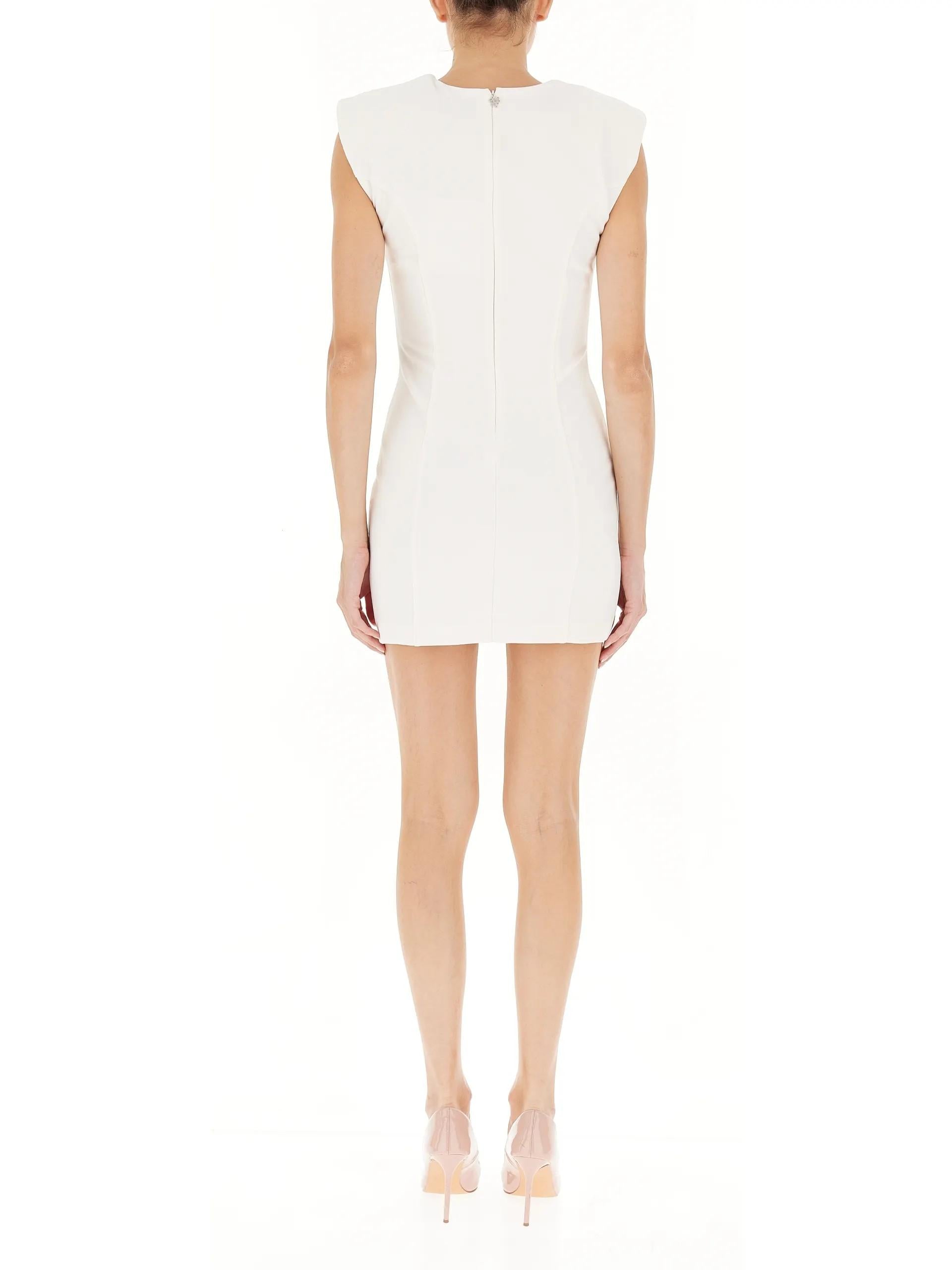 Aniye By abito corto Ivy con cut out bianco latte 181298 00716 ANIYE BY