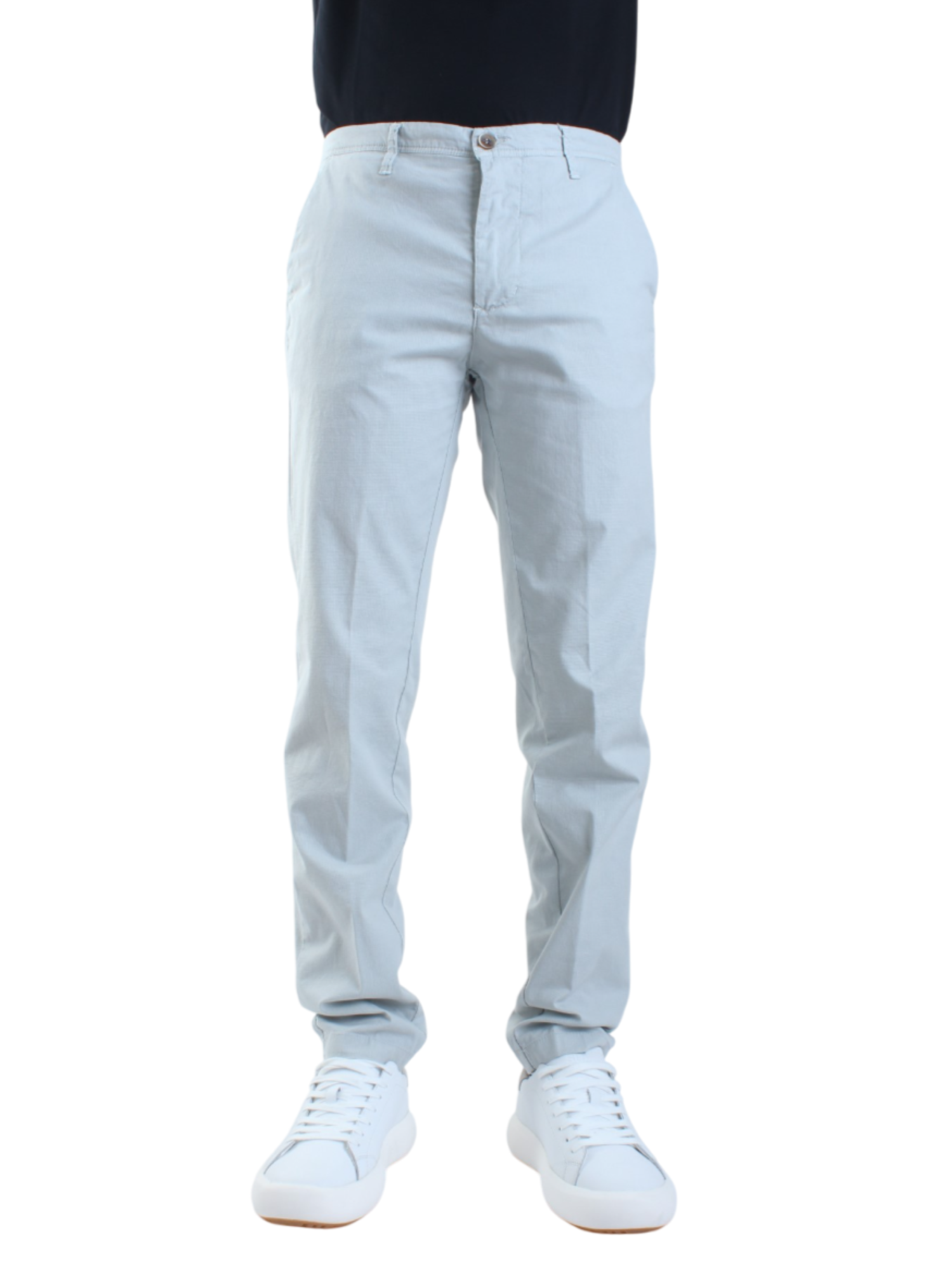 Rar pantaloni chino Cuba in cotone grigio chiaro CUBA-225017 PERLA RAR