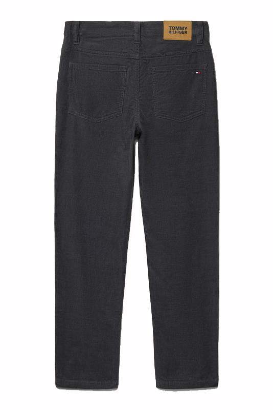 Tommy Hilfiger pantaloni in velluto millerighe grigio KB0KB09978 PT2 Tommy Hilfiger