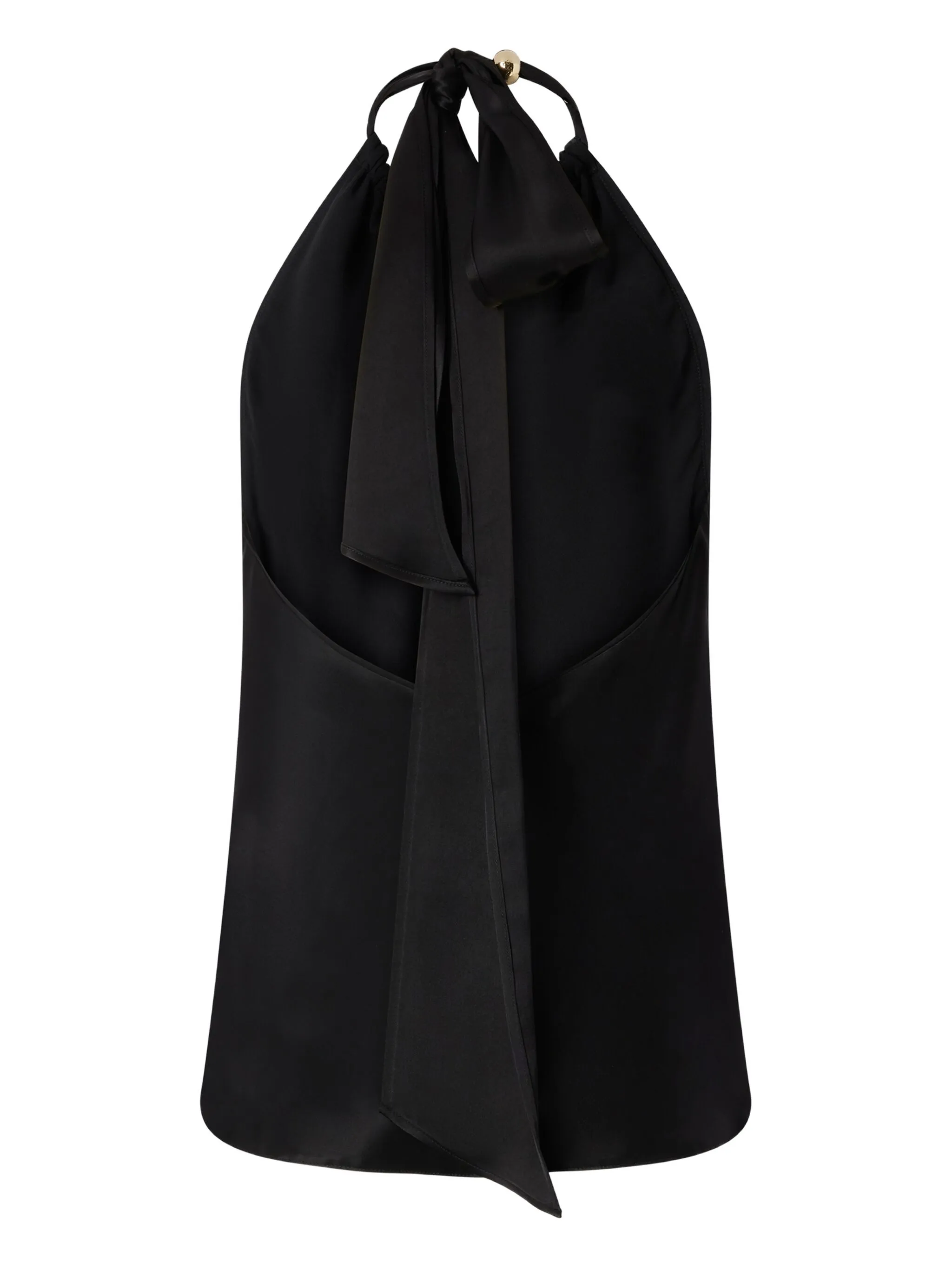 Pinko top Briscola in raso nero 105614-A2RA Z99 PINKO