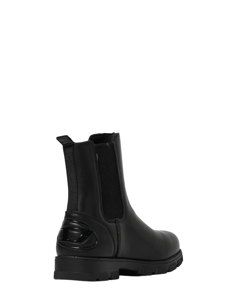 Diesel stivaletti bambina Hammer in pelle nero BC1046-PR013 T8013 DIESEL