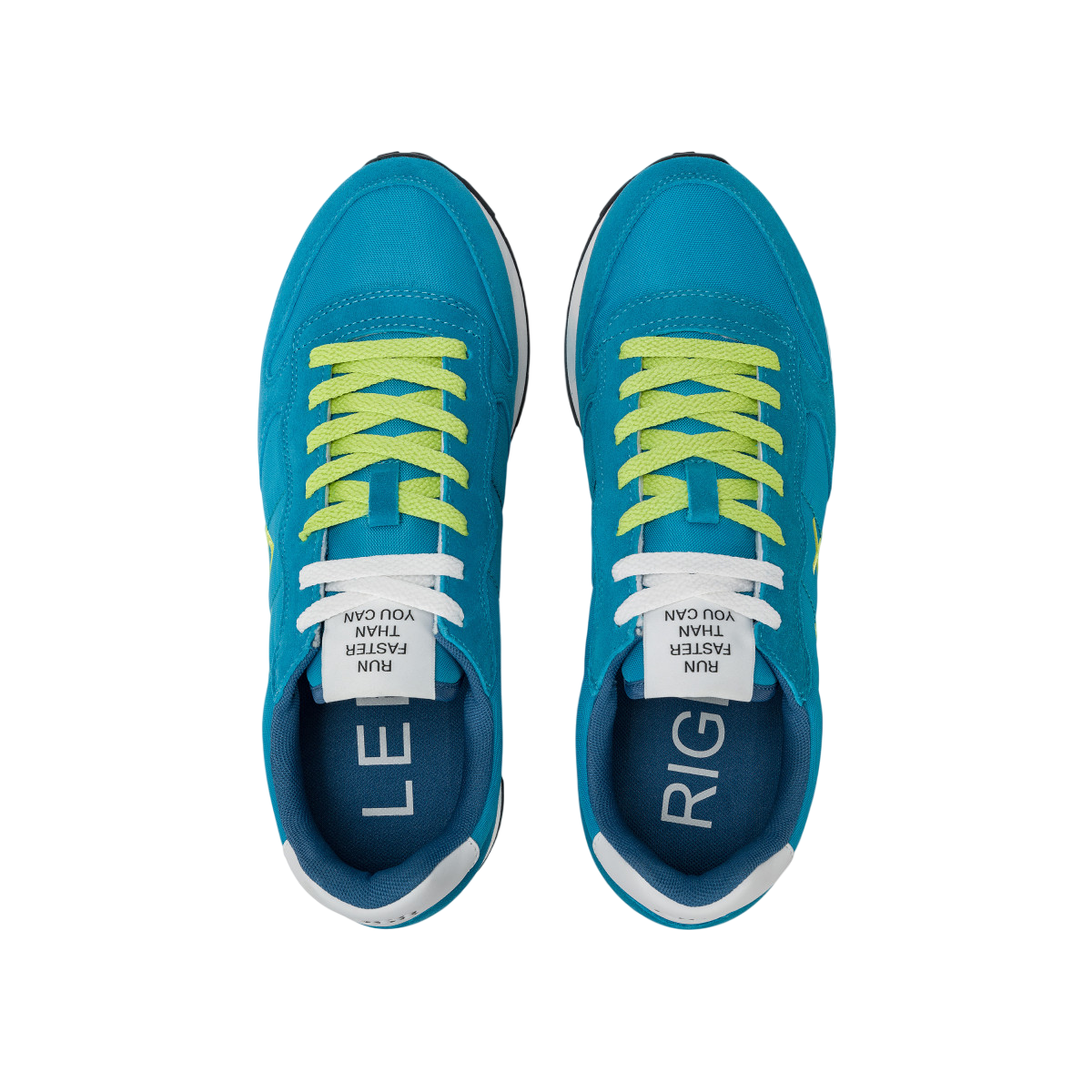 Sun68 sneakers Tom Solid in suede e tessuto ottanio chiaro Z35101 OTTANIO CHIARO SUN68