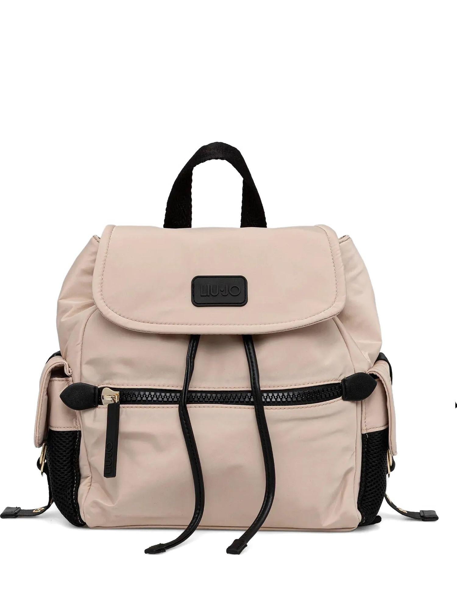 Liu Jo zaino donna in nylon con tasche beige TA6138T422A X0754 LIU JO