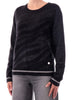 Yez Zee maglia donna in lurex nero