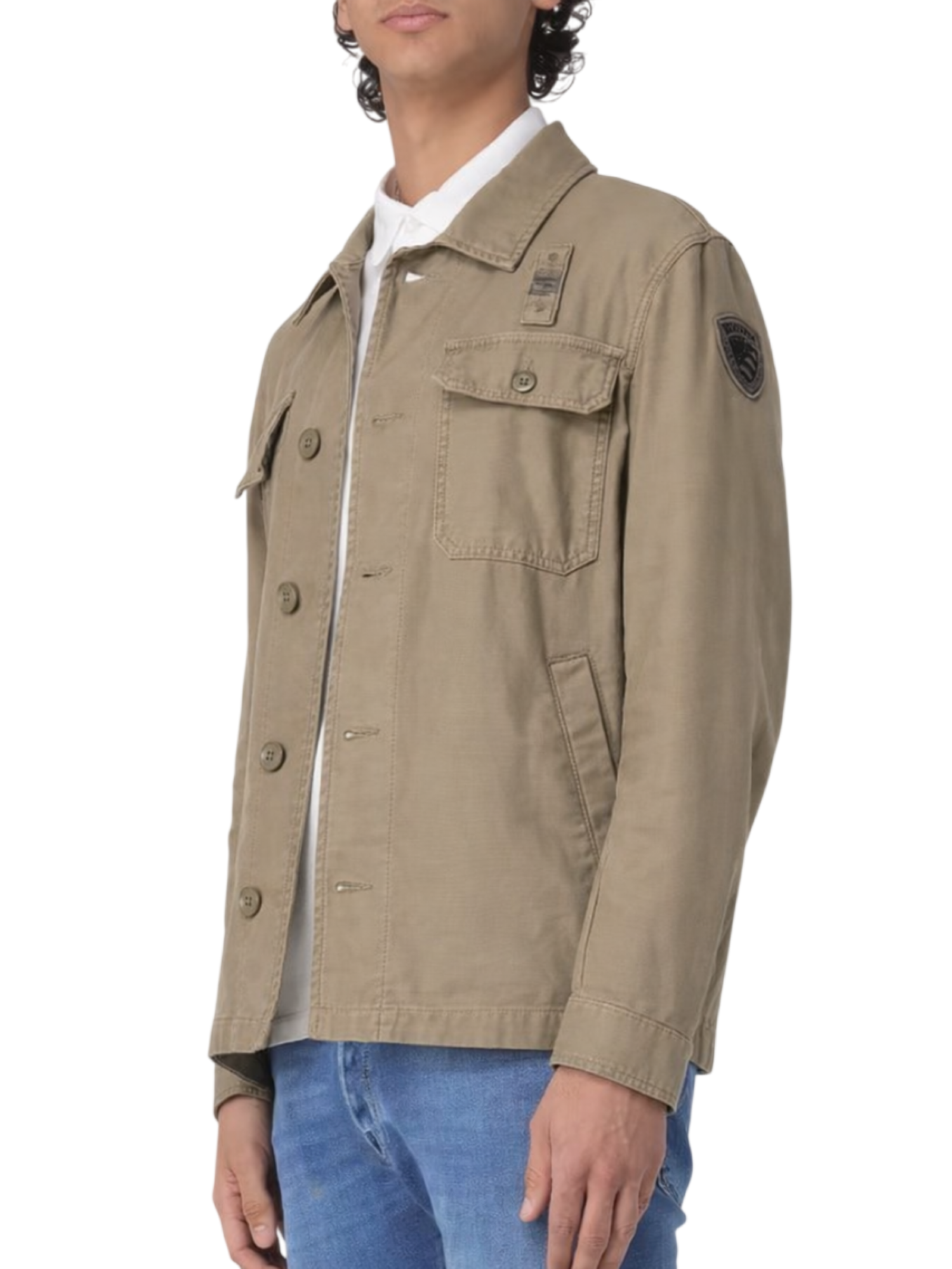 Blauer giubbino Goodale Dyed in cotone beige 26SBLUC04118-007452 327 BLAUER