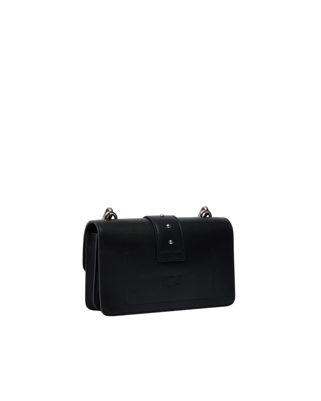 Pinko borsa a tracolla Love Bag One Mini nero argento 105856-A0F1 Z99O PINKO